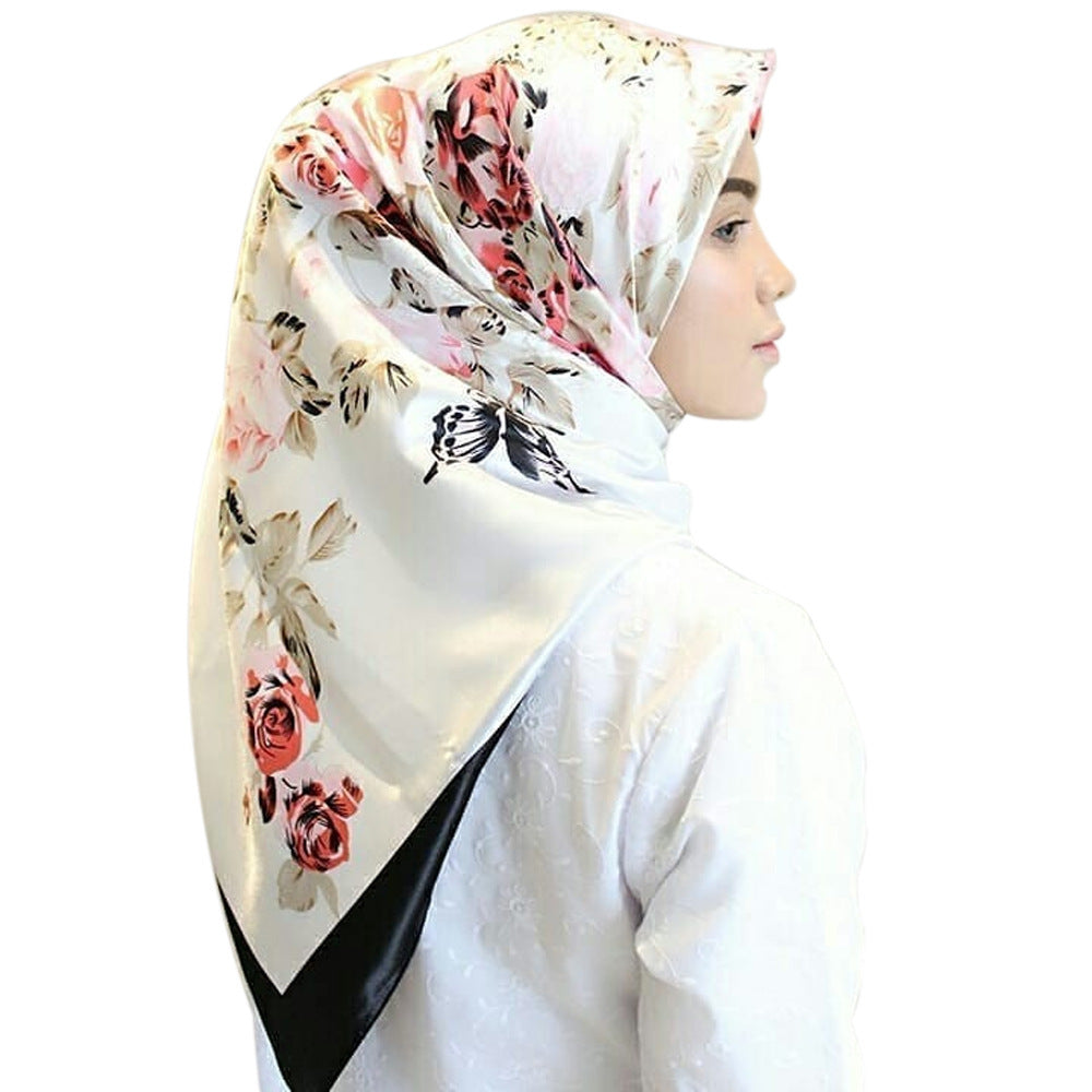 Big Square Scarf Fashion Simulation Silk Scarf