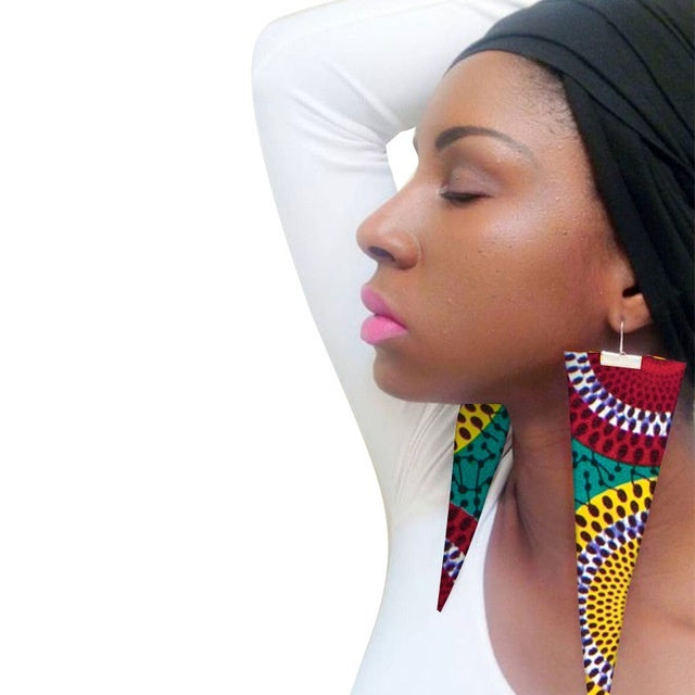 African Ethnic Eardrops Cerecloth Personalized Earrings