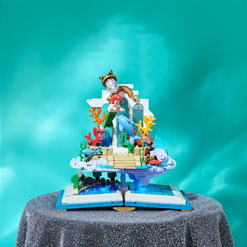 Three-dimensional Building Books And Ornaments For Girls