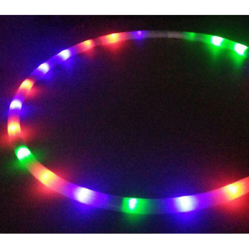 Colorful LED Lights Glow Flashing Hoop