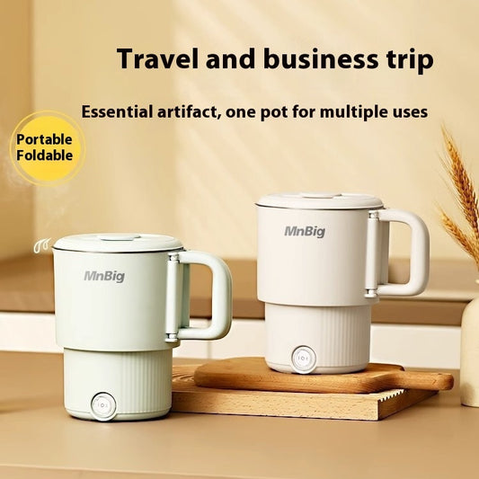 Bige All-steel Folding Kettle Travel Business Traveling Portable Electric Kettle Stainless Steel Mini Household Electric Heating Cup