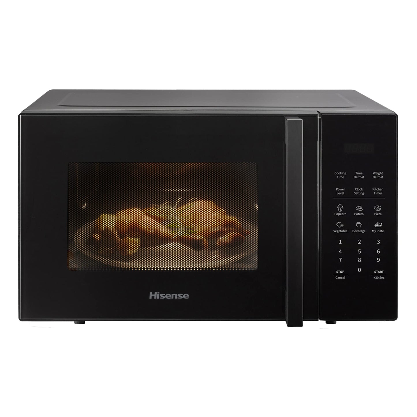 Hisense 700 Watts 20 Litre Solo Microwave Oven H20MOWP1UK White, Automatic Defrost, 5 power levels, Easy Clean, 32.6D x 45.5W x 26.1H centimetres Freestanding