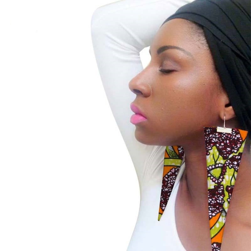 African Ethnic Eardrops Cerecloth Personalized Earrings