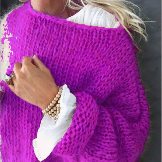 Sweater women autumn and winter knitted women's sweater