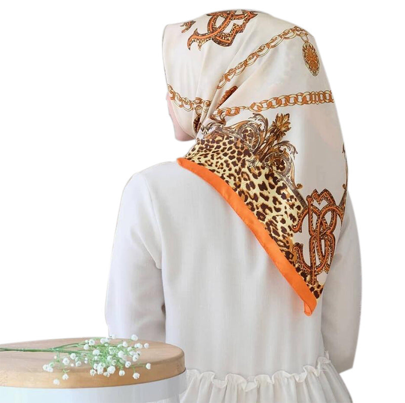Big Square Scarf Fashion Simulation Silk Scarf