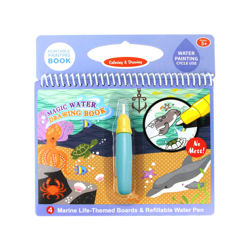 Children's Picture Books Water Painting Can Be Used Repeatedly With Clear Water Sketch Book Kindergarten Painting Water Album Eight Bags