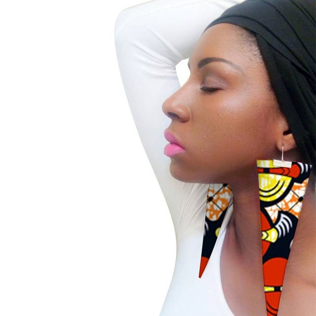 African Ethnic Eardrops Cerecloth Personalized Earrings