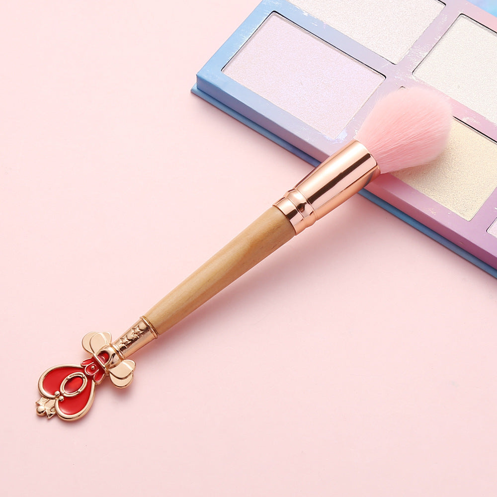 Makeup Powder Blusher High Gloss Powder Brush