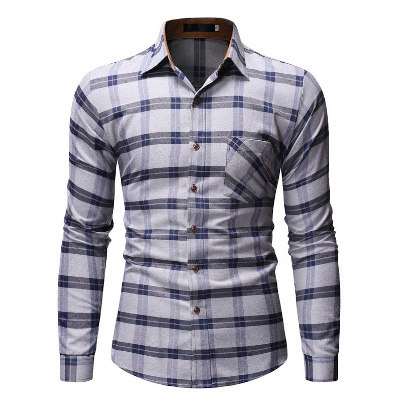 New Foreign Trade Men's Casual Shirts