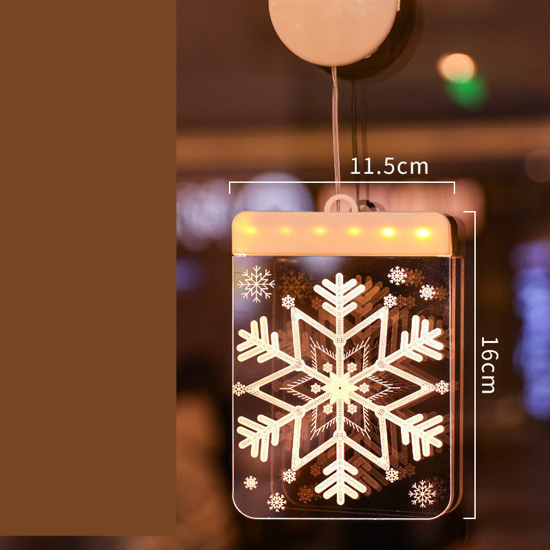 Suction Cup Hanging Lights Christmas Room Decoration