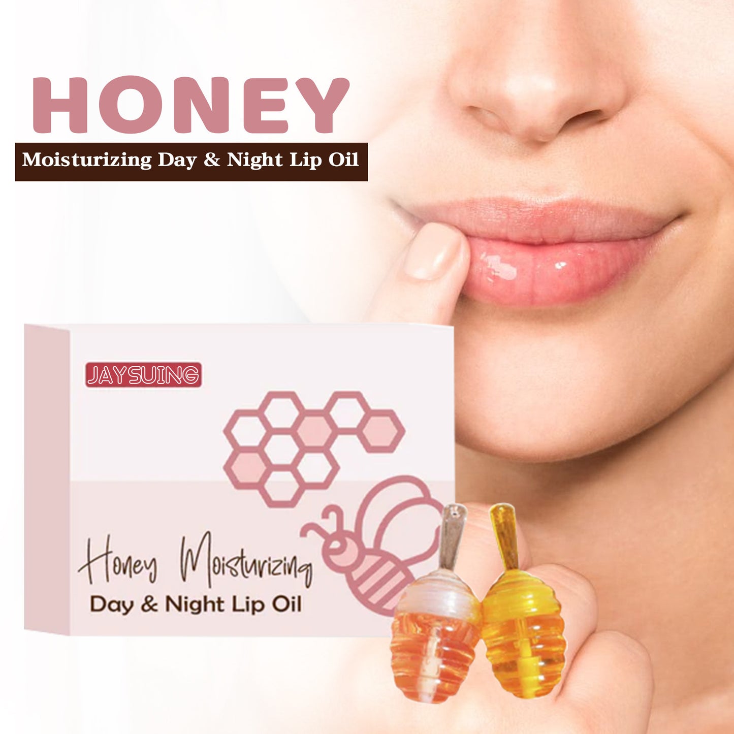 Day And Night Honey Moisturizing Lip Gloss Fade Lip Lines