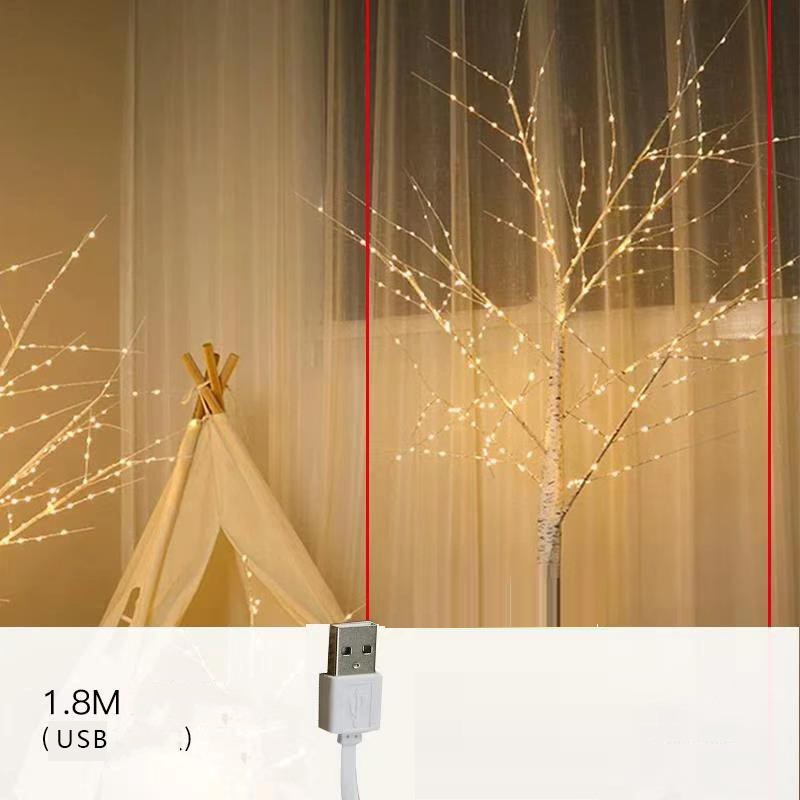 White Birch Tree Lights Led Lanterns Bedroom Room Decoration Lights