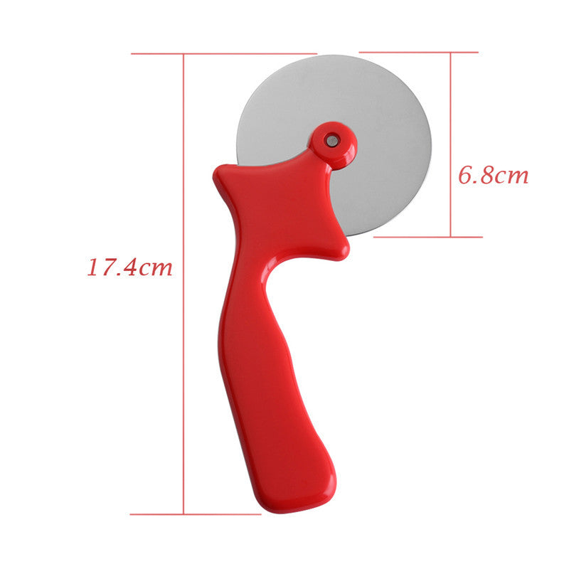 PS handle stainless steel pizza cutter