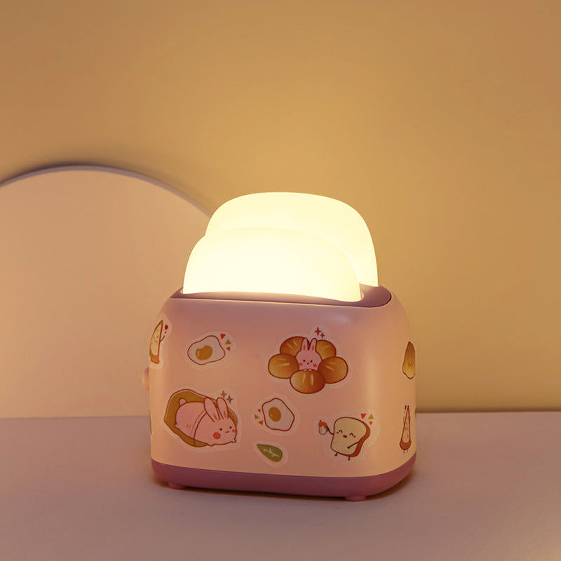 Toaster Small Night Light Cute USB Girl Heart