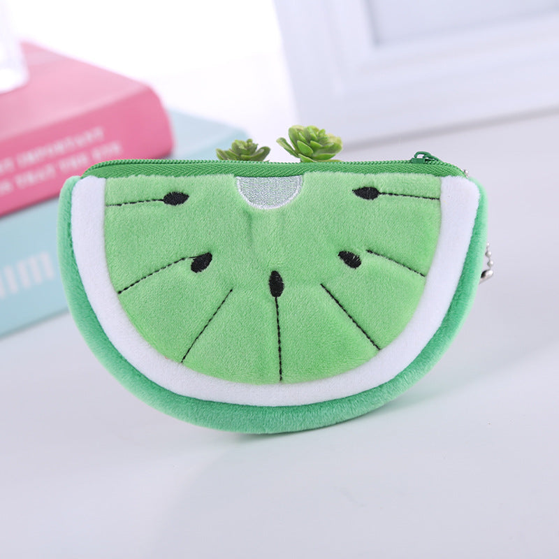 Women's Fashion Simple Cute Plush Coin Purse