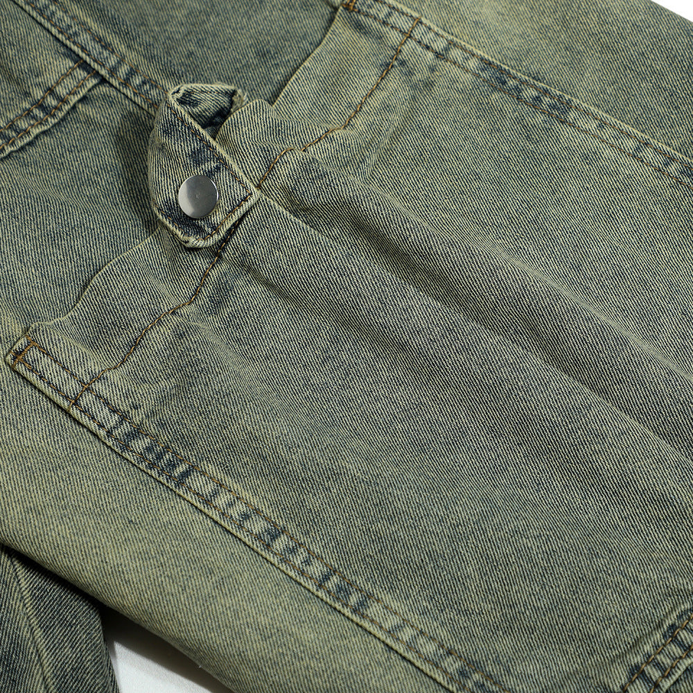 Stylish Multi-pocket Cargo Jeans Men