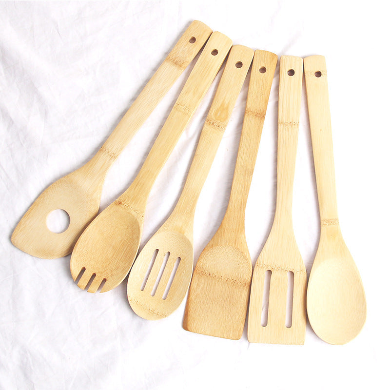 Bamboo Cooking Spatula Non-stick Pan