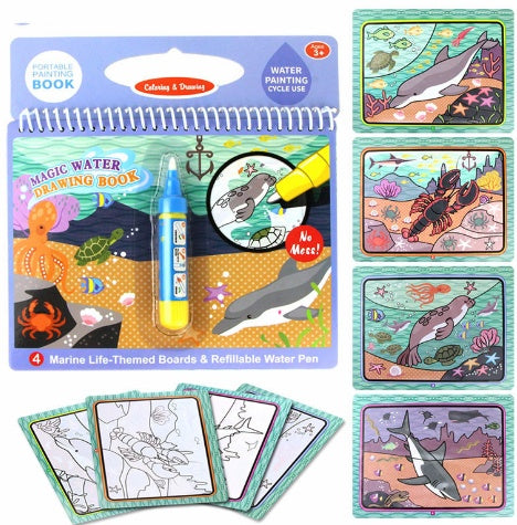 Children's Picture Books Water Painting Can Be Used Repeatedly With Clear Water Sketch Book Kindergarten Painting Water Album Eight Bags