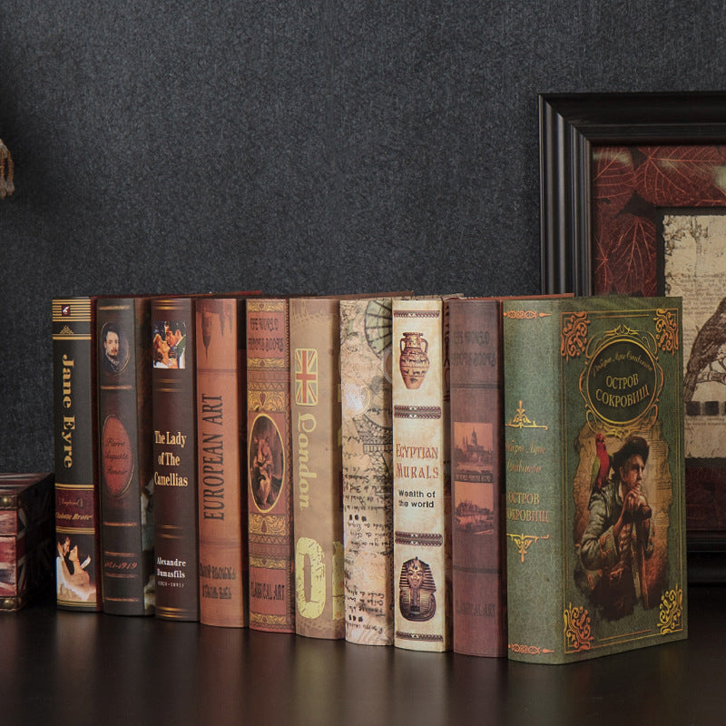 Retro Make Old Decorations Fake Books Decorate Books Ornaments