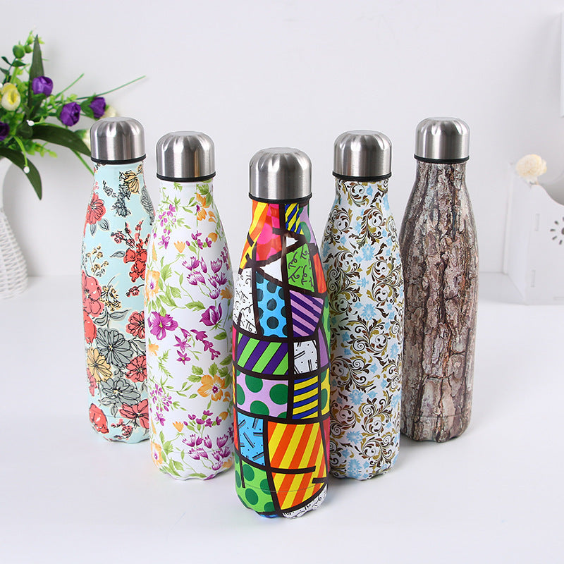 Vacuum Stainless Steel Cola Bottle Heat Preservation Portable Sports Water Cup