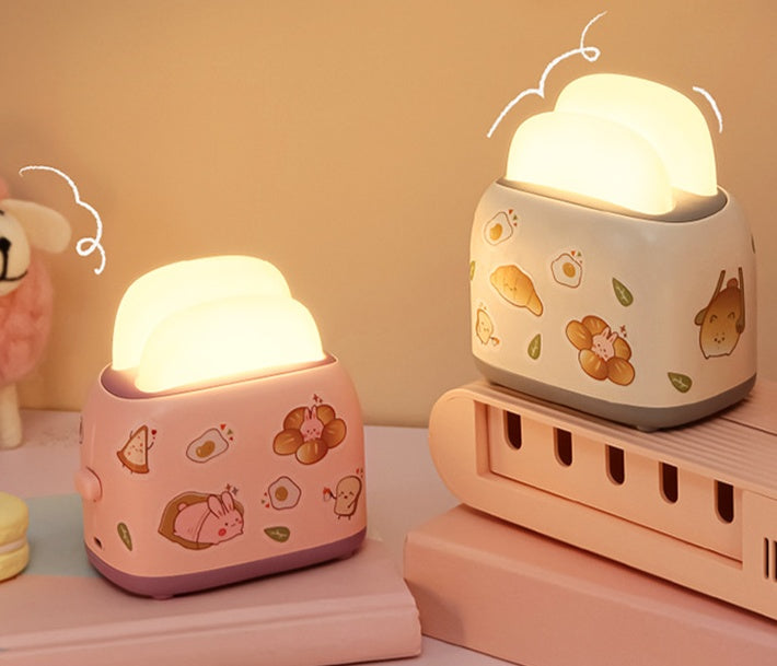 Toaster Small Night Light Cute USB Girl Heart