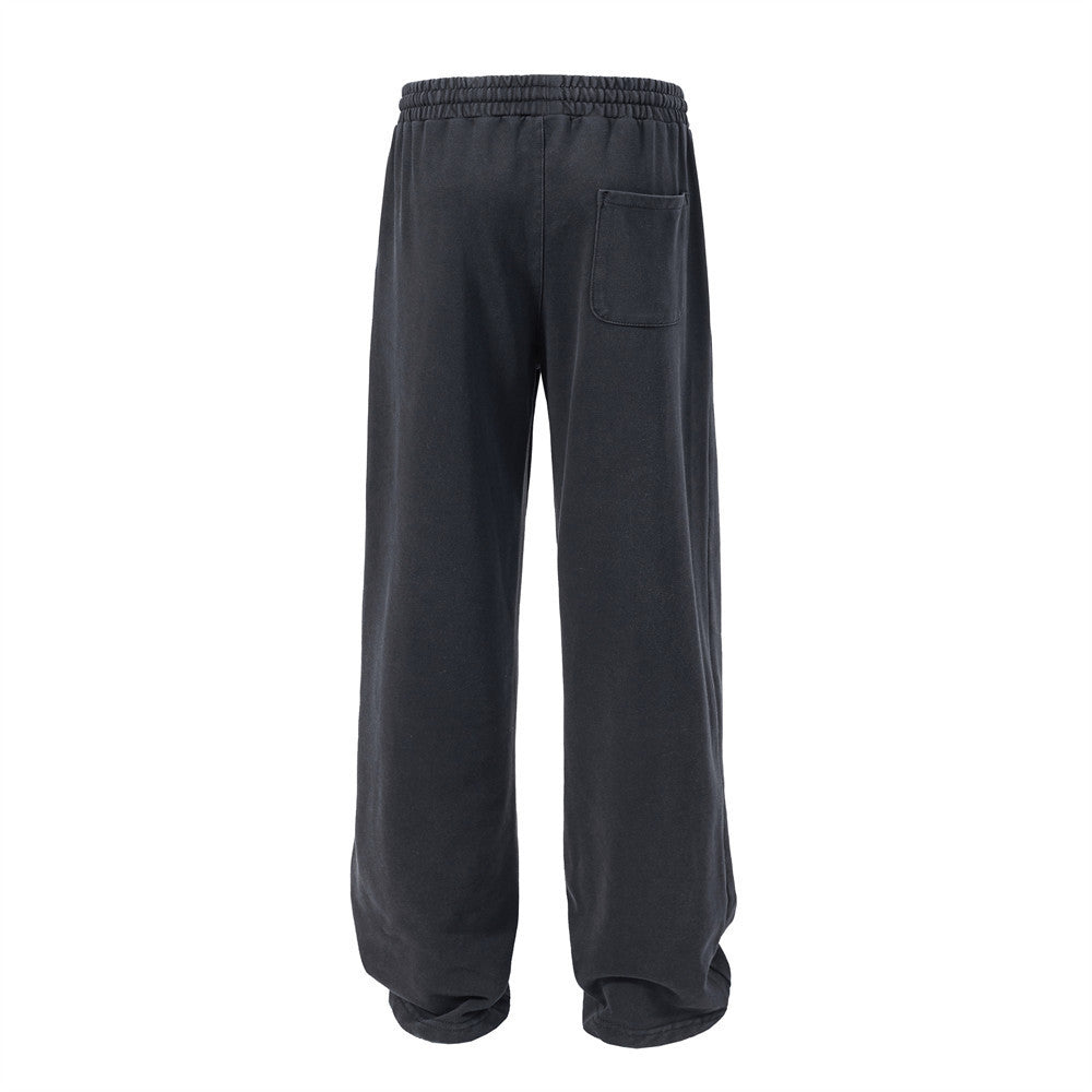 Solid Color Loose Casual Sweatpants Men