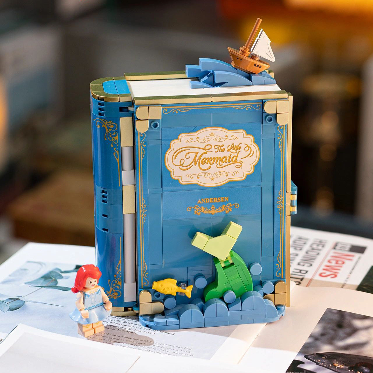 Three-dimensional Building Books And Ornaments For Girls