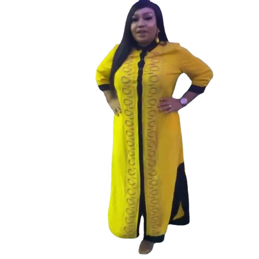 African Women's Wear Dress Temperament Stretch