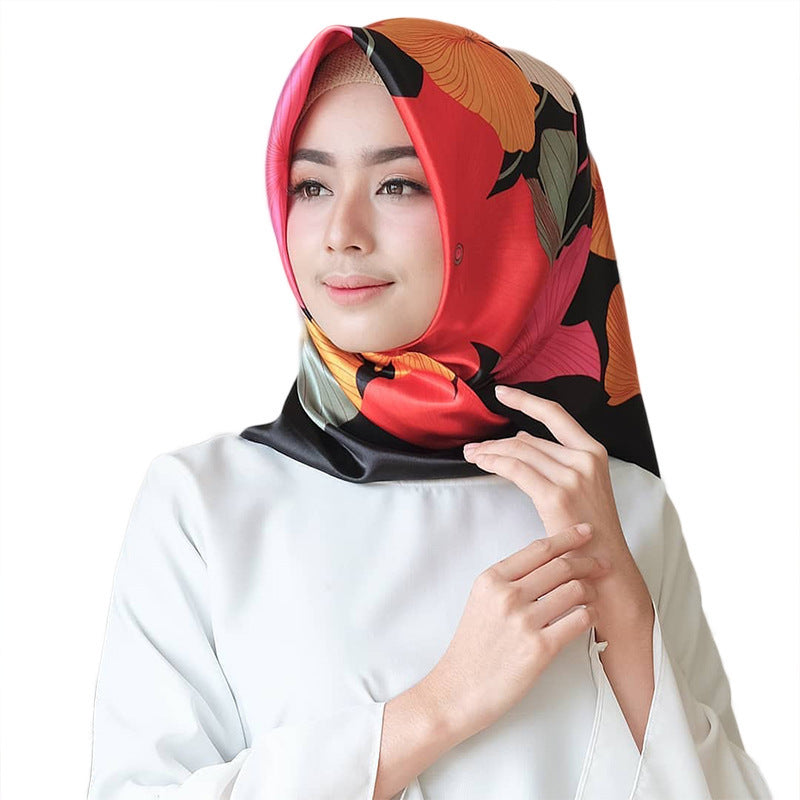 Big Square Scarf Fashion Simulation Silk Scarf