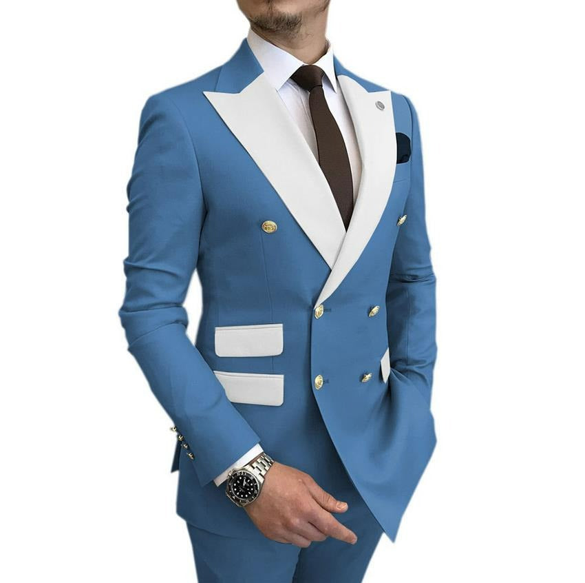 Spring And Autumn Youth Slim-fit Suit Suit Men's Suit Men's Suit Wedding Dress Best Man Group Dress Youth