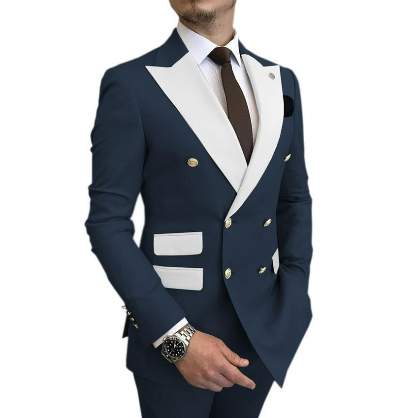 Spring And Autumn Youth Slim-fit Suit Suit Men's Suit Men's Suit Wedding Dress Best Man Group Dress Youth