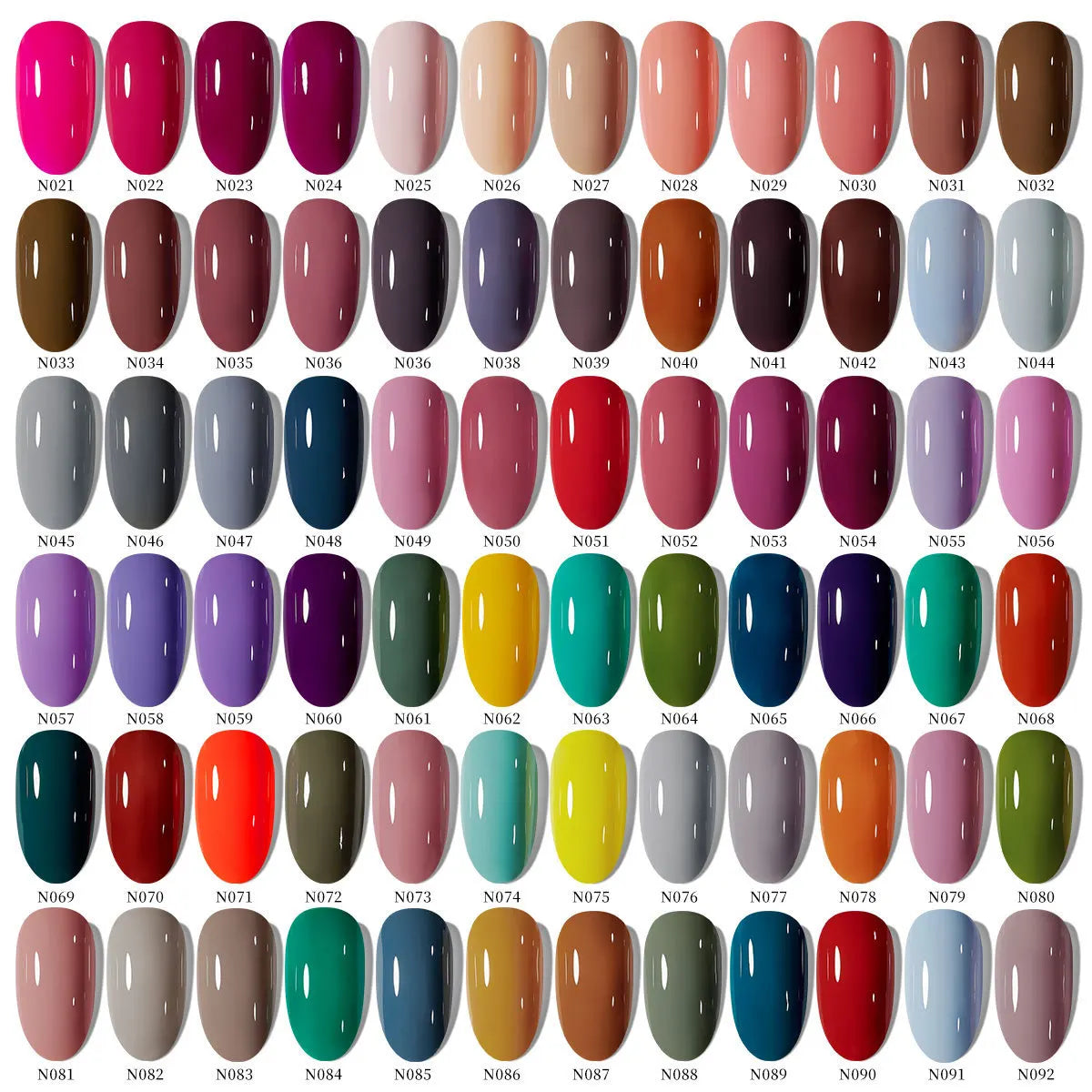 41 Colors Nail Gel Polish Black White Pink Solid Vernis Semi Permanent