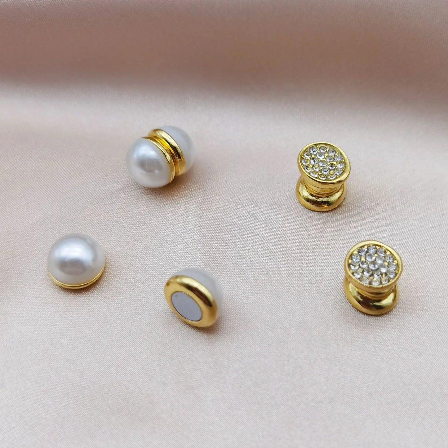 Fashion Without Pierced Magnetic Ear Clip Earrings For Women Shiny