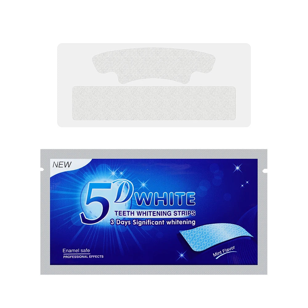 14pcs/box 5D Teeth Whitening Strips Toothpaste Gel Oral Hygiene Care