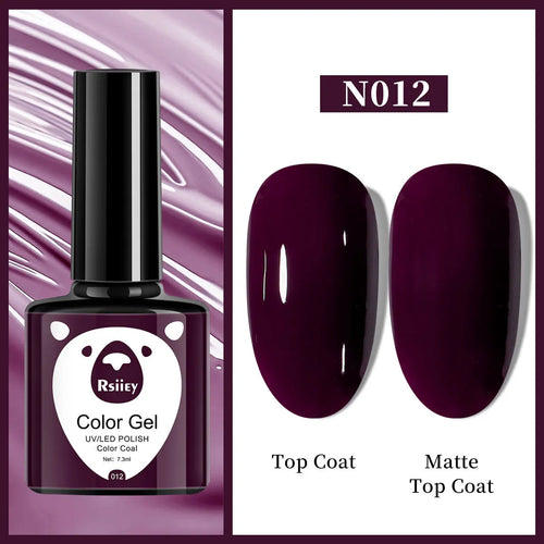 41 Colors Nail Gel Polish Black White Pink Solid Vernis Semi Permanent