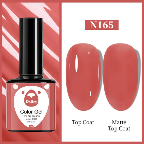 41 Colors Nail Gel Polish Black White Pink Solid Vernis Semi Permanent