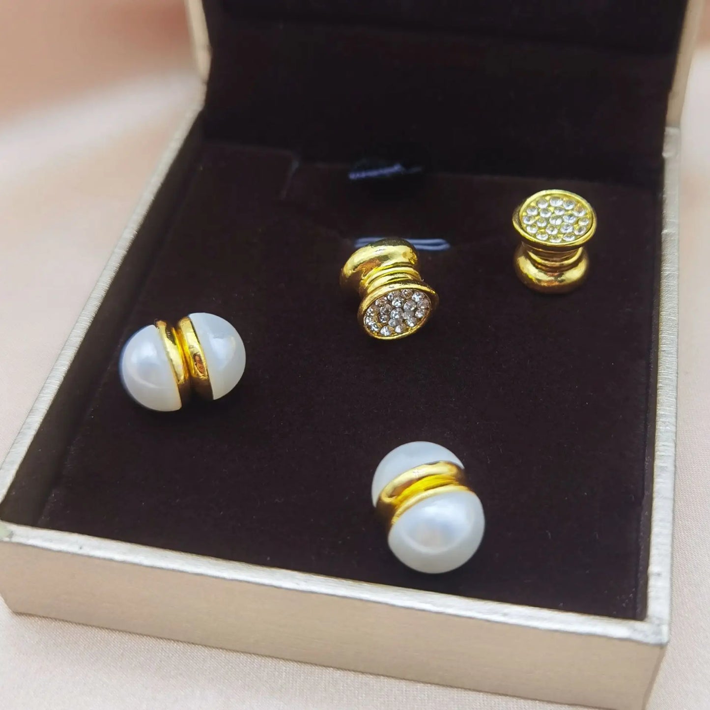 Fashion Without Pierced Magnetic Ear Clip Earrings For Women Shiny