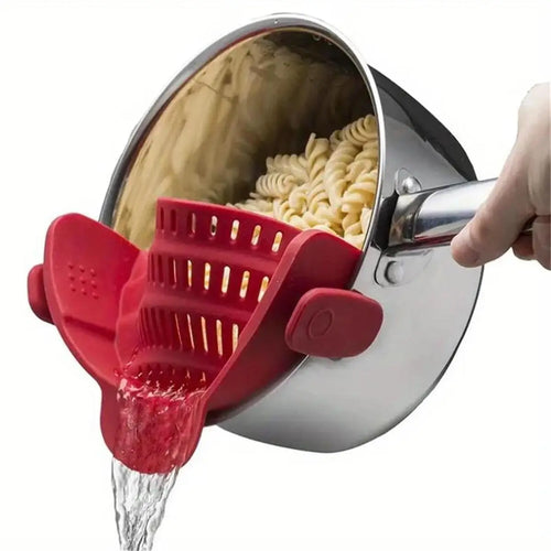 1pc, Strainer, Pot Strainer, Adjustable Clip On Strainer For Pots Pans