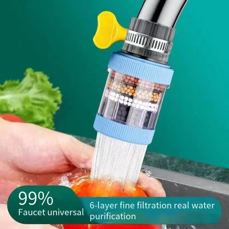 Detachable Washable Six-layer Filter Faucet Universal Water Purifier