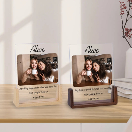 Custom Best Friend Photo Frame Personalized Print Friendship Gifts for