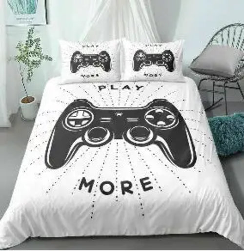 Gamer Bedding Sets for Boys, Duvet Cover Set, Video Games Comforter