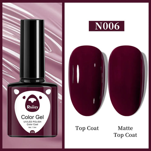 41 Colors Nail Gel Polish Black White Pink Solid Vernis Semi Permanent