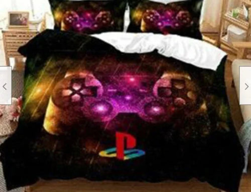 Gamer Bedding Sets for Boys, Duvet Cover Set, Video Games Comforter