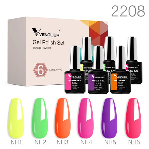 6pcs Venalisa Construction Gel Kit Stronger Jelly Color Reinforce