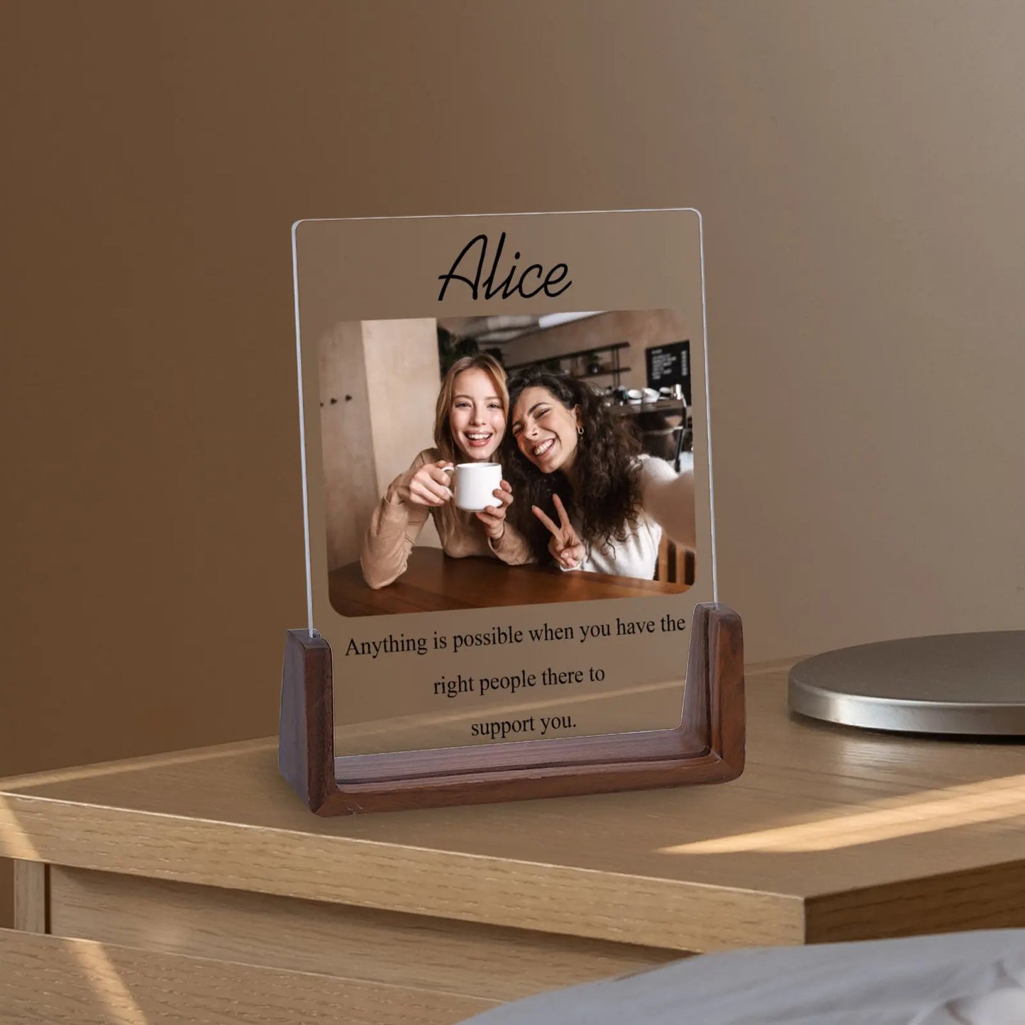 Custom Best Friend Photo Frame Personalized Print Friendship Gifts for