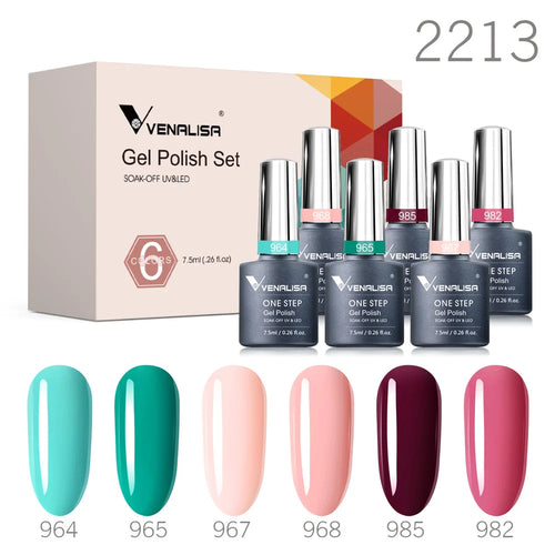 6pcs Venalisa Construction Gel Kit Stronger Jelly Color Reinforce