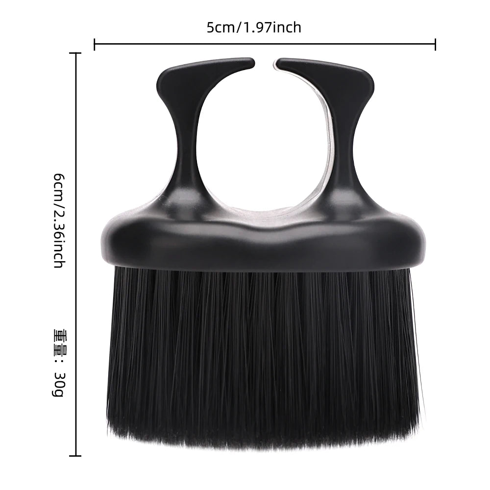 Mini Soft Barber Neck Face Duster Brush Salon Cutting Cleaning Thumb