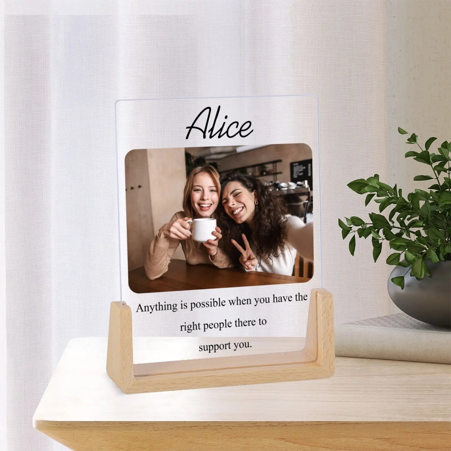 Custom Best Friend Photo Frame Personalized Print Friendship Gifts for