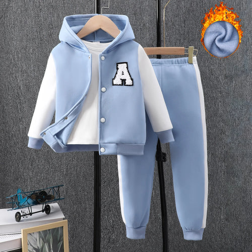 2024 Kids Boys Clothing Set Long Sleeve Autumn Winter Children Outfits