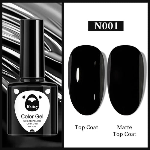 41 Colors Nail Gel Polish Black White Pink Solid Vernis Semi Permanent